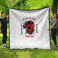 Personalized Kosova E Lire Quilt Kosova Albanian Flag - Wonder Print Shop