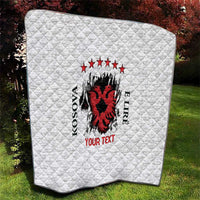 Personalized Kosova E Lire Quilt Kosova Albanian Flag - Wonder Print Shop