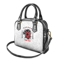 Personalized Kosova E Lire Shoulder Handbag Kosova Albanian Flag - Wonder Print Shop