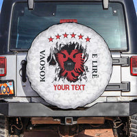 Personalized Kosova E Lire Spare Tire Cover Kosova Albanian Flag - Wonder Print Shop