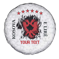 Personalized Kosova E Lire Spare Tire Cover Kosova Albanian Flag - Wonder Print Shop