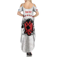 Personalized Kosova E Lire Summer Maxi Dress Kosova Albanian Flag - Wonder Print Shop