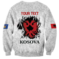 Personalized Kosova E Lire Sweatshirt Kosova Albanian Flag - Wonder Print Shop