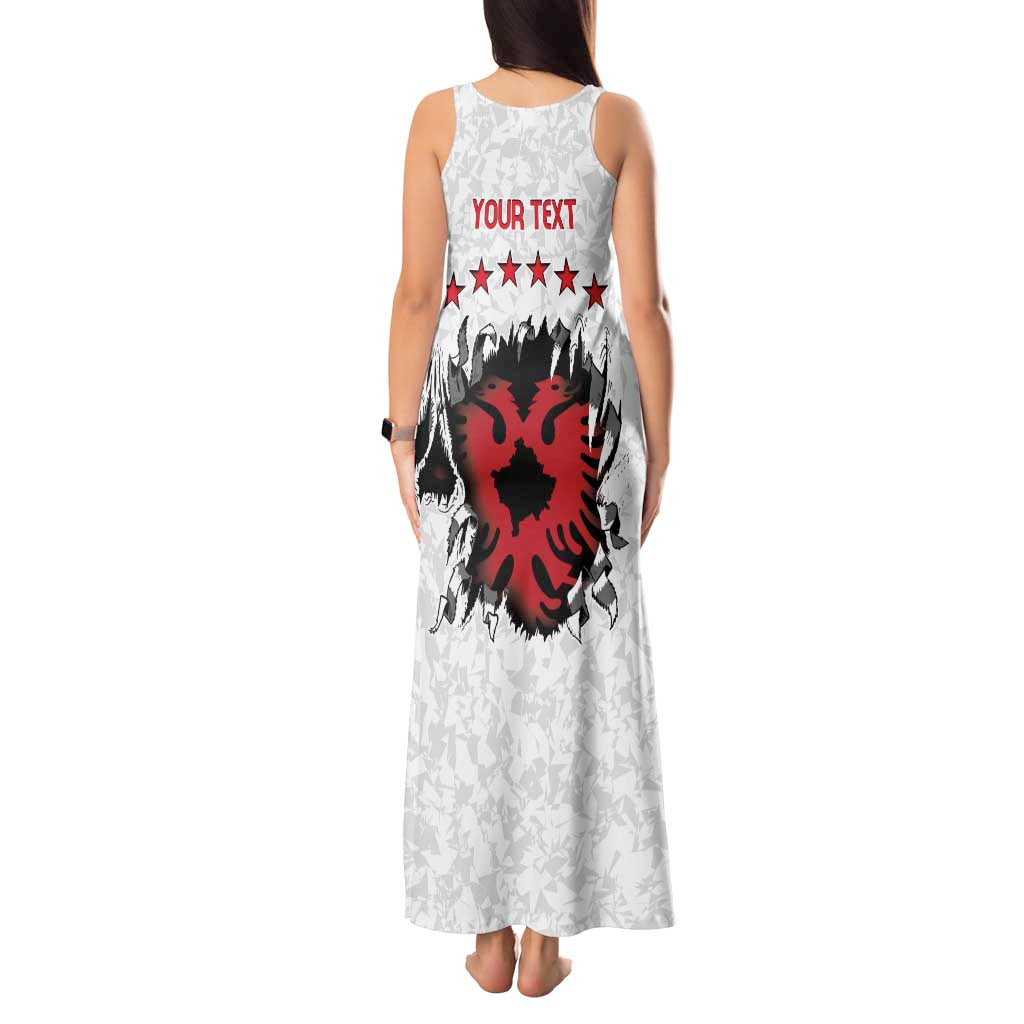 Personalized Kosova E Lire Tank Maxi Dress Kosova Albanian Flag - Wonder Print Shop