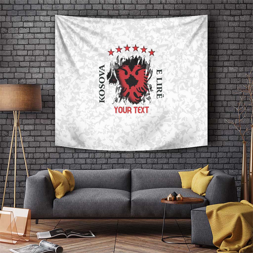 Personalized Kosova E Lire Tapestry Kosova Albanian Flag - Wonder Print Shop