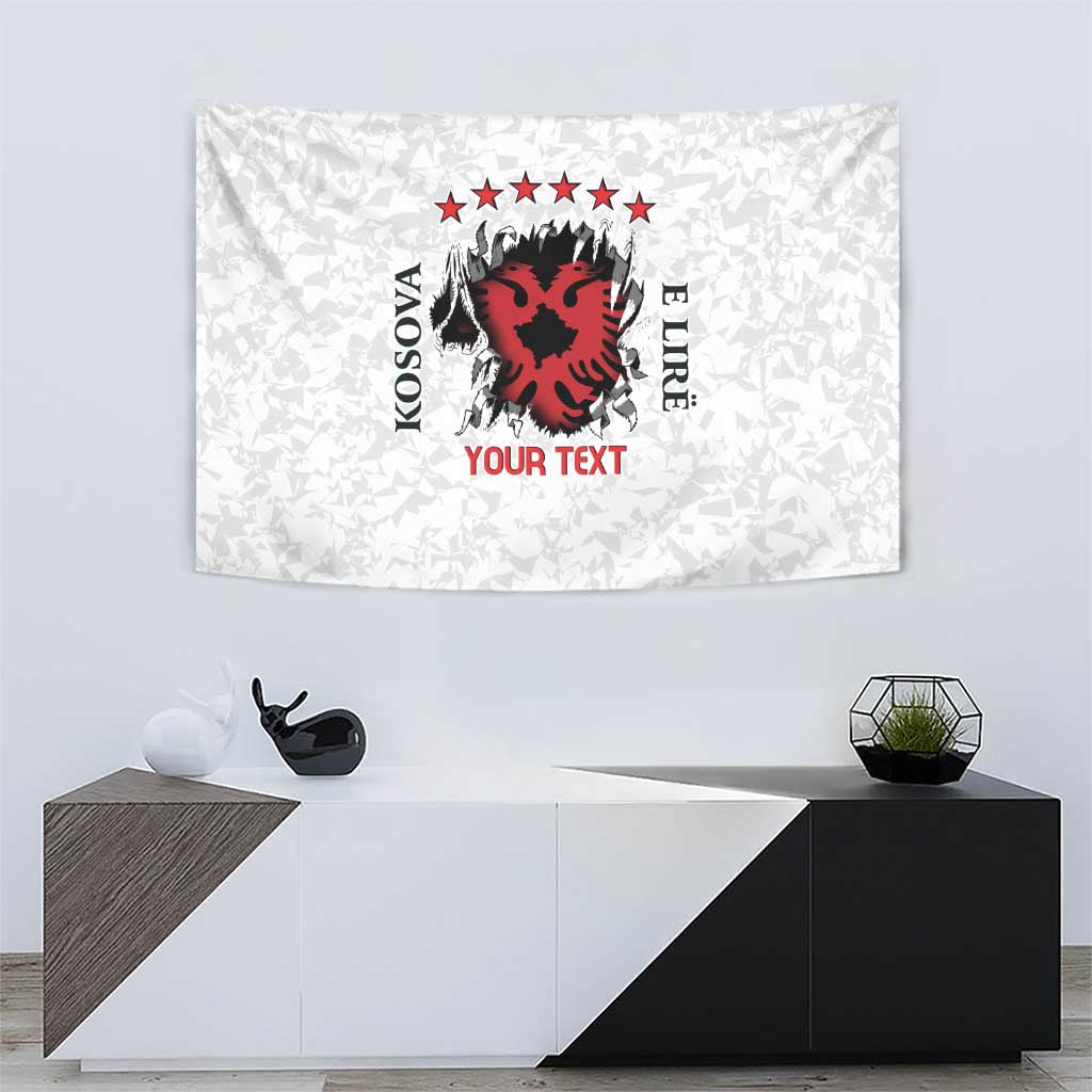 Personalized Kosova E Lire Tapestry Kosova Albanian Flag - Wonder Print Shop