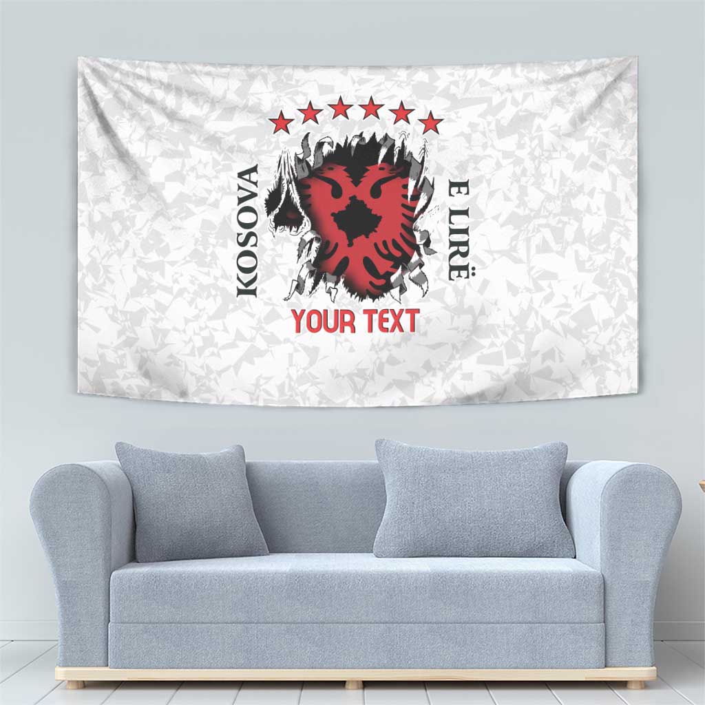 Personalized Kosova E Lire Tapestry Kosova Albanian Flag - Wonder Print Shop