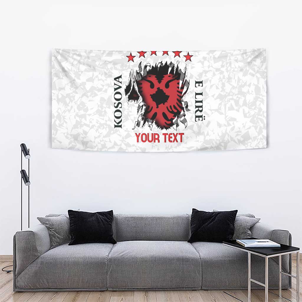 Personalized Kosova E Lire Tapestry Kosova Albanian Flag - Wonder Print Shop
