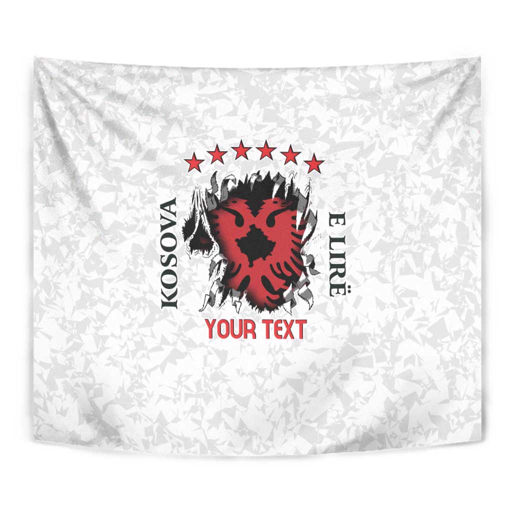 Personalized Kosova E Lire Tapestry Kosova Albanian Flag - Wonder Print Shop