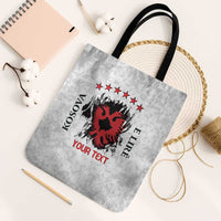 Personalized Kosova E Lire Tote Bag Kosova Albanian Flag - Wonder Print Shop