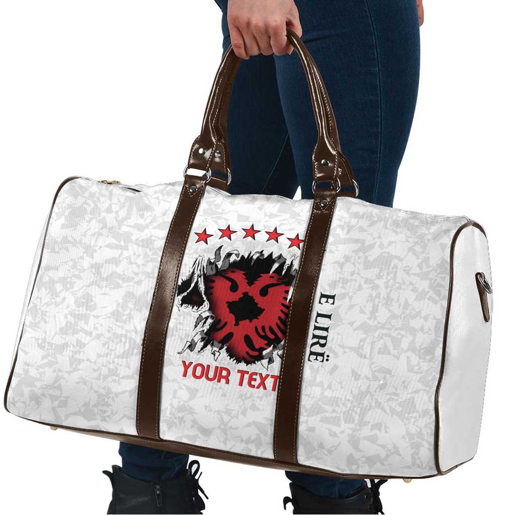 Personalized Kosova E Lire Travel Bag Kosova Albanian Flag - Wonder Print Shop