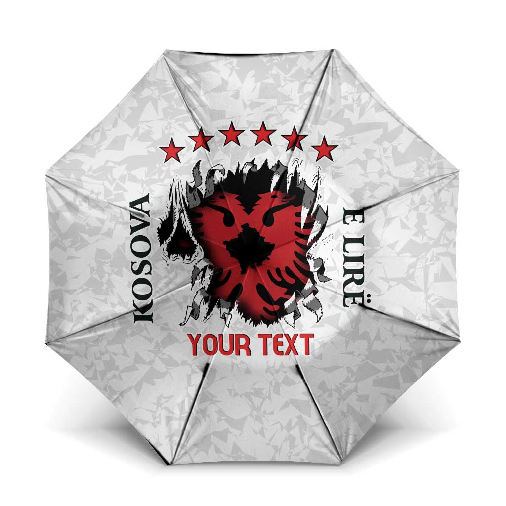 Personalized Kosova E Lire Umbrella Kosova Albanian Flag - Wonder Print Shop