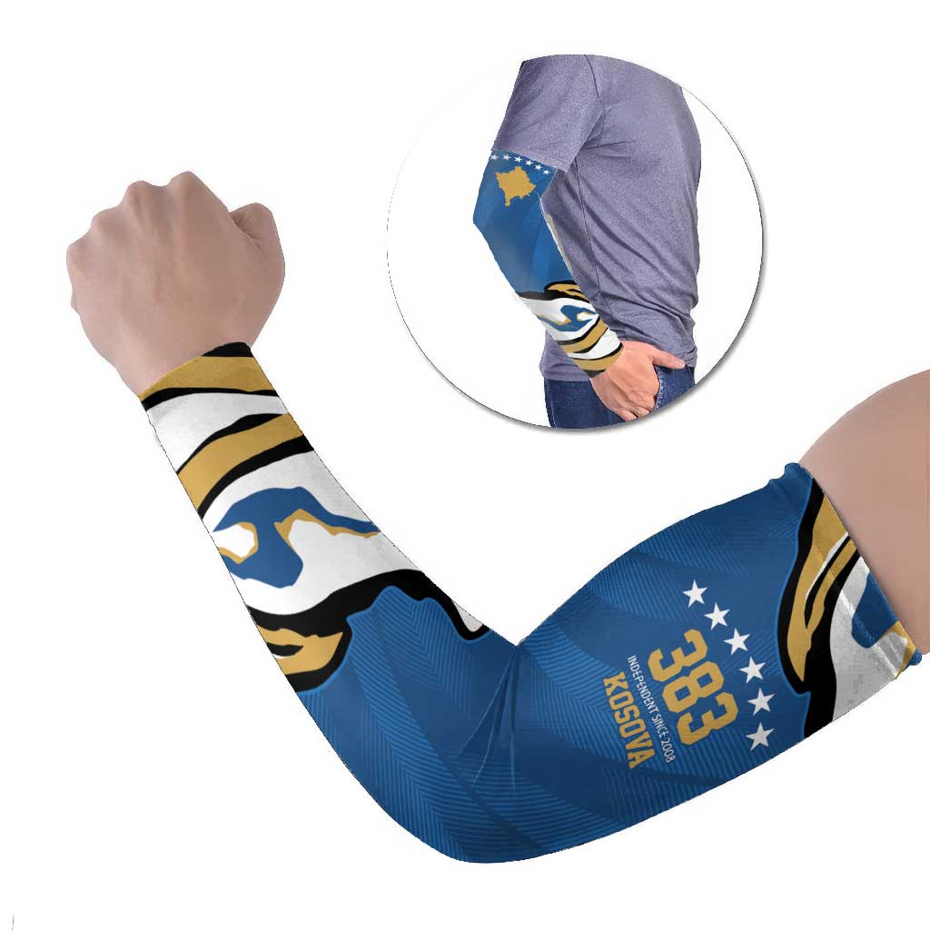 Personalized Kosova Nje Komb Nje Gjak Arm Sleeves Kosova 383 Independent Sice 2008 - Wonder Print Shop