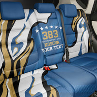 Personalized Kosova Nje Komb Nje Gjak Back Car Seat Cover Kosova 383 Independent Sice 2008 - Wonder Print Shop