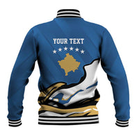 Personalized Kosova Nje Komb Nje Gjak Baseball Jacket Kosova 383 Independent Sice 2008 - Wonder Print Shop