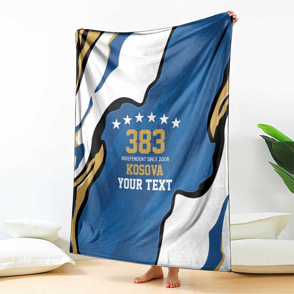 Personalized Kosova Nje Komb Nje Gjak Blanket Kosova 383 Independent Sice 2008 - Wonder Print Shop