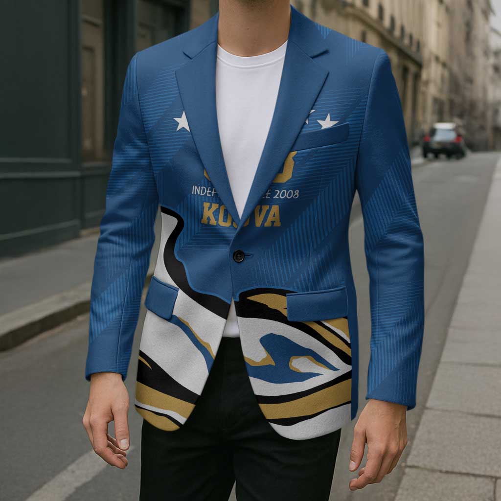 Personalized Kosova Nje Komb Nje Gjak Blazer Kosova 383 Independent Sice 2008 - Wonder Print Shop