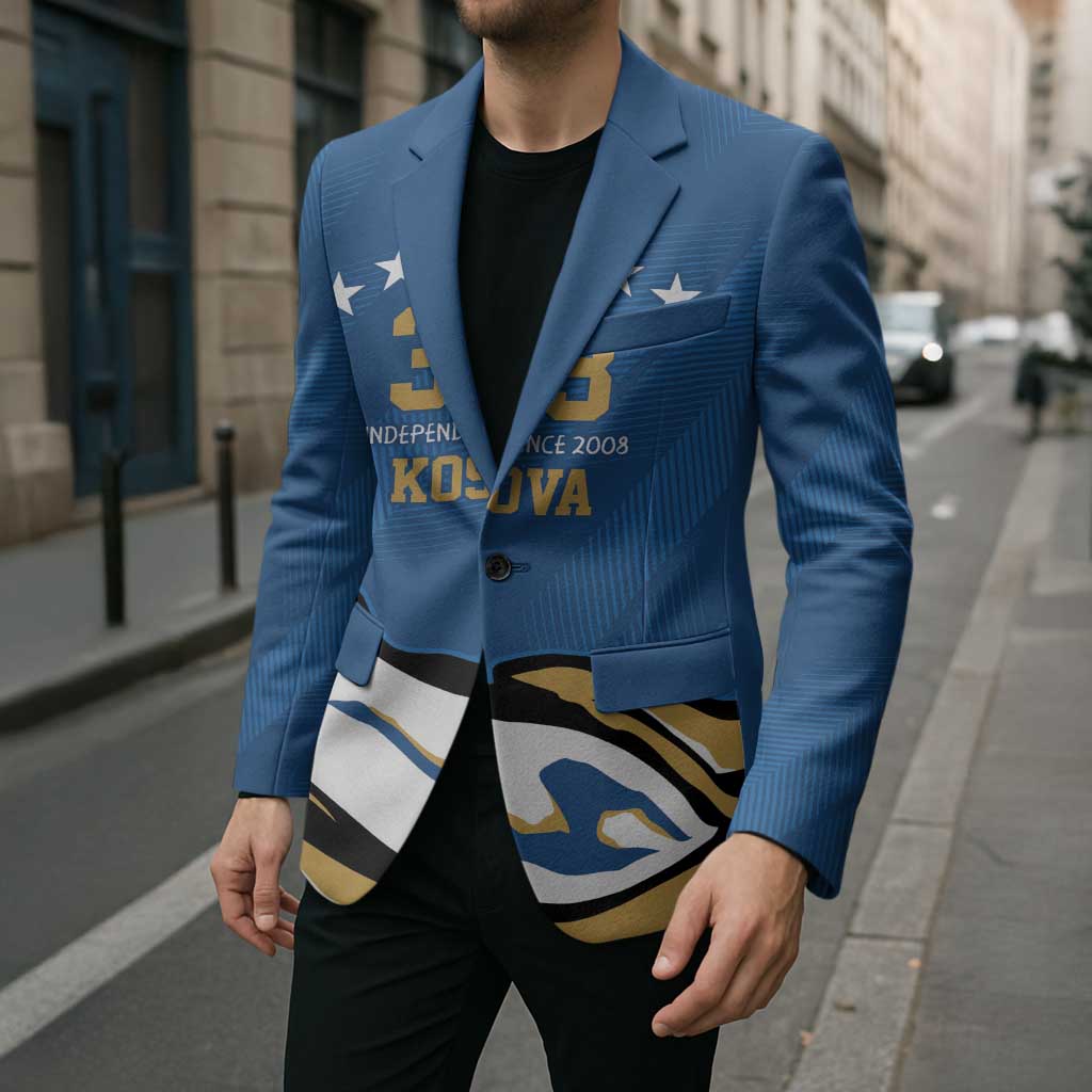 Personalized Kosova Nje Komb Nje Gjak Blazer Kosova 383 Independent Sice 2008 - Wonder Print Shop