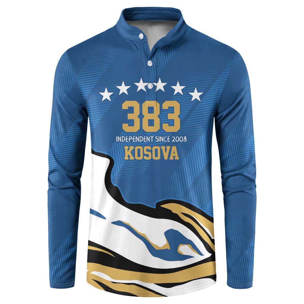 Personalized Kosova Nje Komb Nje Gjak Button Sweatshirt Kosova 383 Independent Sice 2008 - Wonder Print Shop