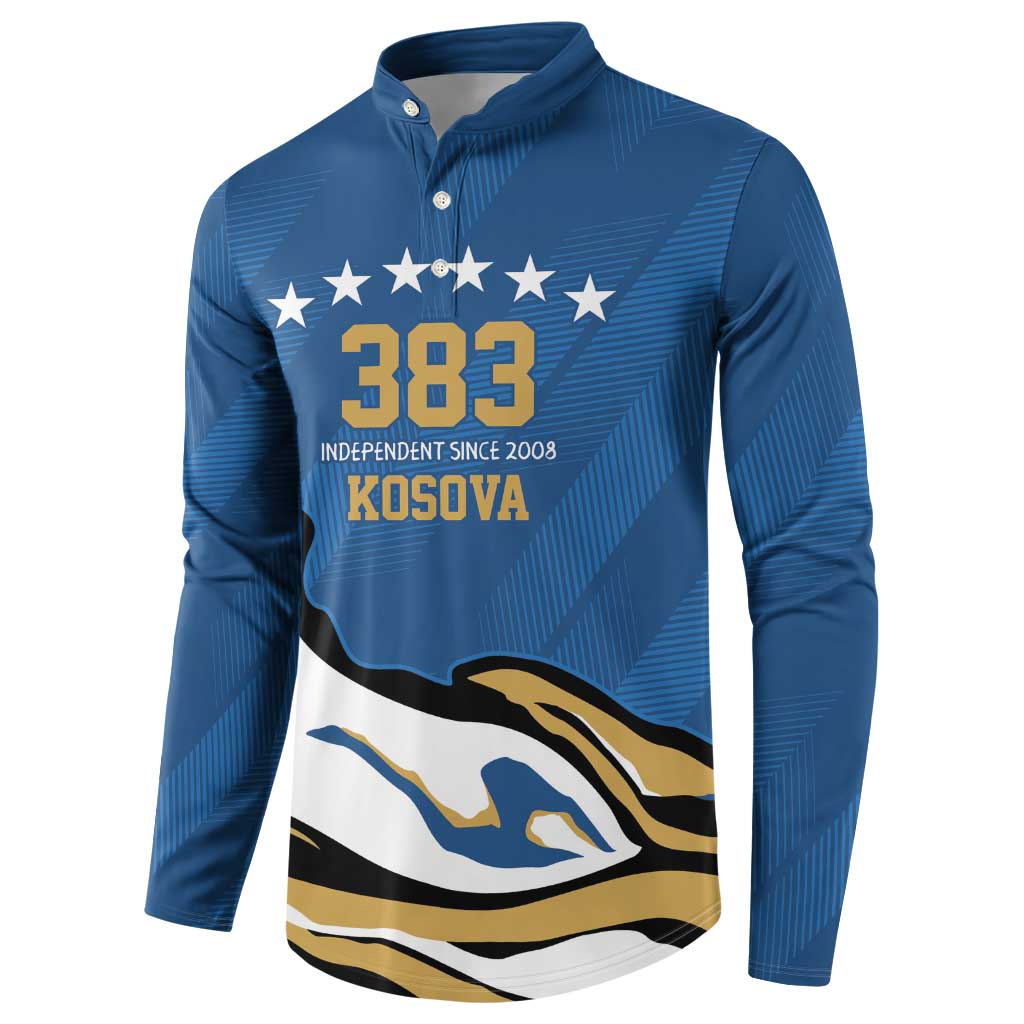 Personalized Kosova Nje Komb Nje Gjak Button Sweatshirt Kosova 383 Independent Sice 2008 - Wonder Print Shop