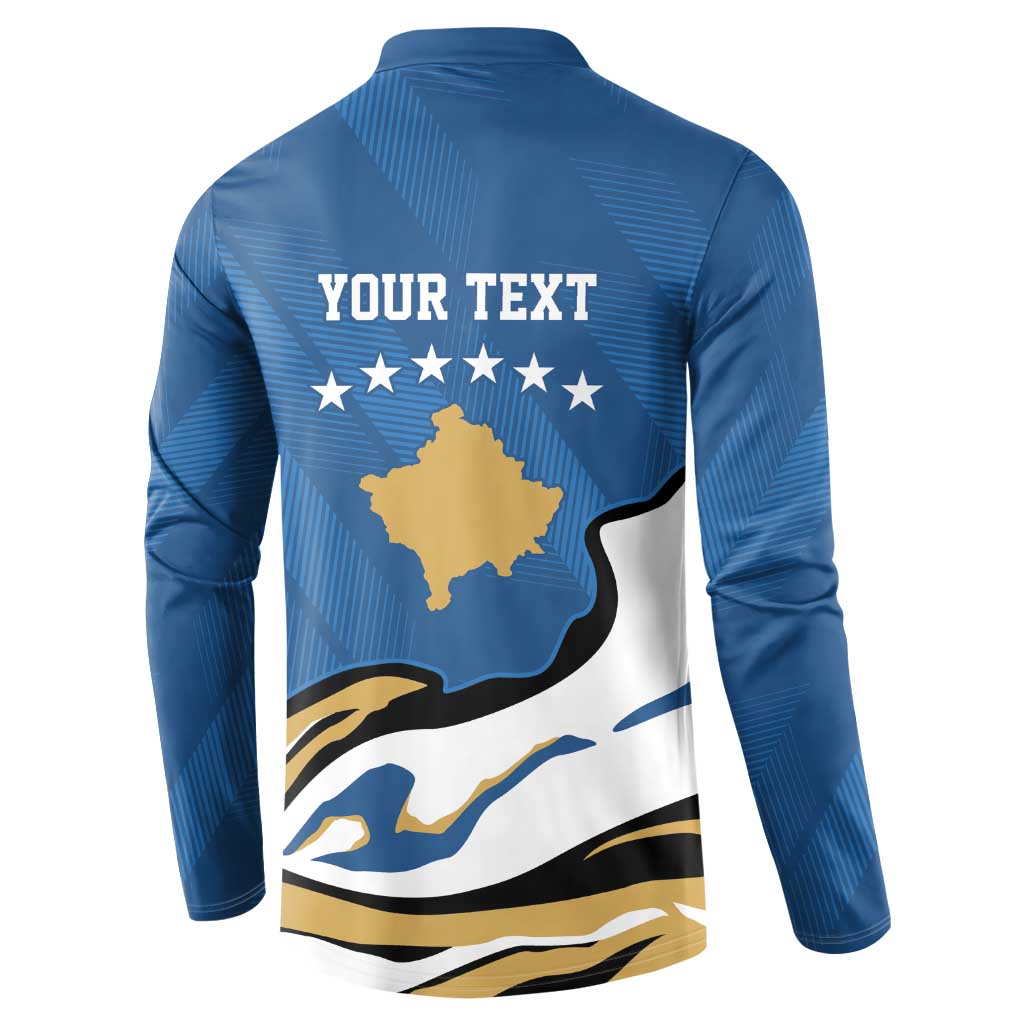 Personalized Kosova Nje Komb Nje Gjak Button Sweatshirt Kosova 383 Independent Sice 2008 - Wonder Print Shop