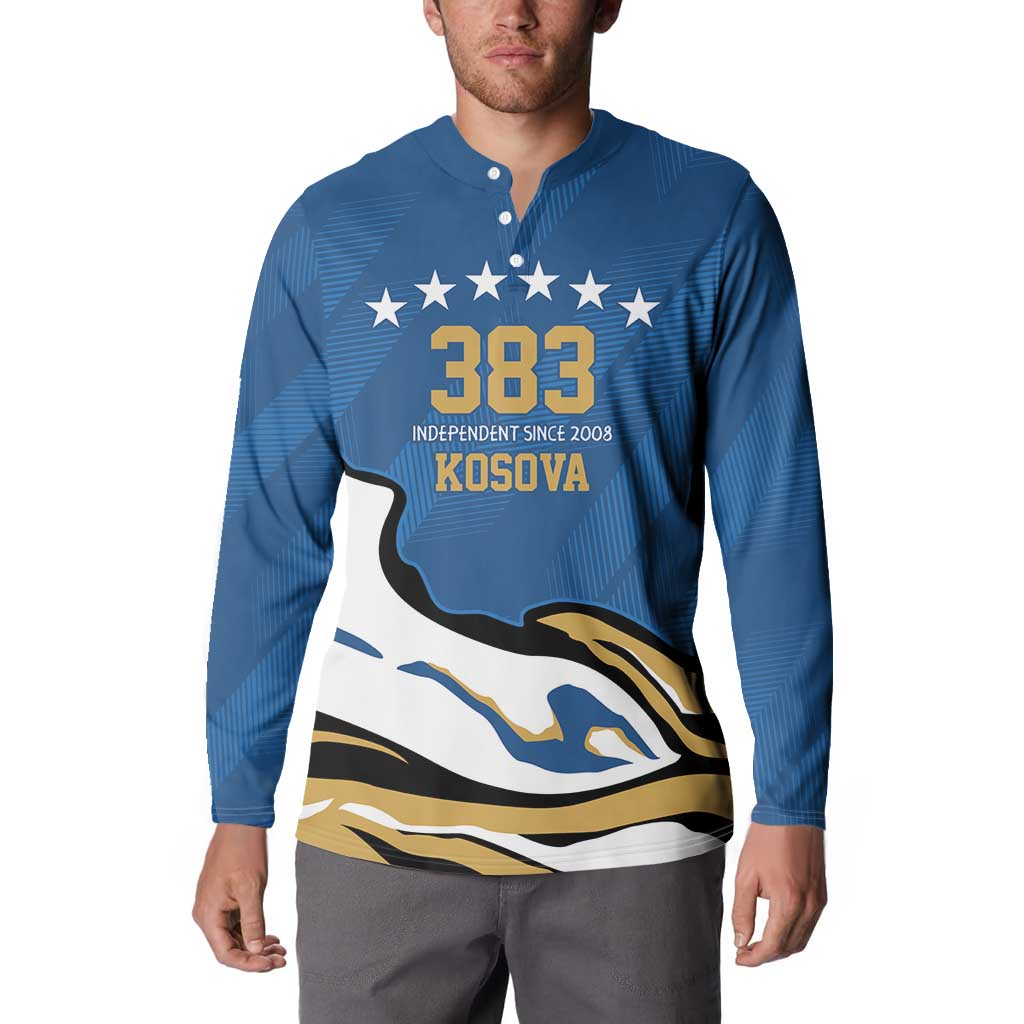 Personalized Kosova Nje Komb Nje Gjak Button Sweatshirt Kosova 383 Independent Sice 2008 - Wonder Print Shop