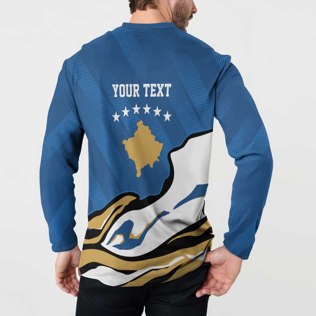 Personalized Kosova Nje Komb Nje Gjak Button Sweatshirt Kosova 383 Independent Sice 2008 - Wonder Print Shop