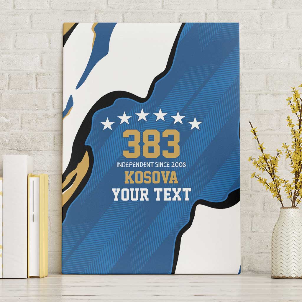 Personalized Kosova Nje Komb Nje Gjak Canvas Wall Art Kosova 383 Independent Sice 2008 - Wonder Print Shop