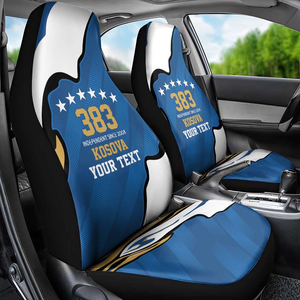 Personalized Kosova Nje Komb Nje Gjak Car Seat Cover Kosova 383 Independent Sice 2008 - Wonder Print Shop