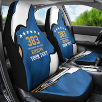Personalized Kosova Nje Komb Nje Gjak Car Seat Cover Kosova 383 Independent Sice 2008 - Wonder Print Shop