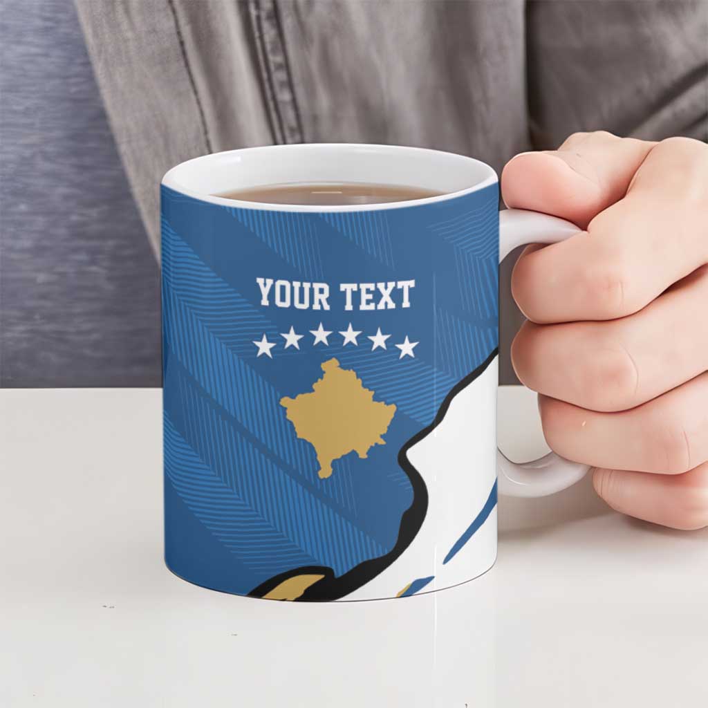 Personalized Kosova Nje Komb Nje Gjak Ceramic Mug Kosova 383 Independent Sice 2008 - Wonder Print Shop