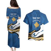 Personalized Kosova Nje Komb Nje Gjak Couples Matching Puletasi and Hawaiian Shirt Kosova 383 Independent Sice 2008 - Wonder Print Shop