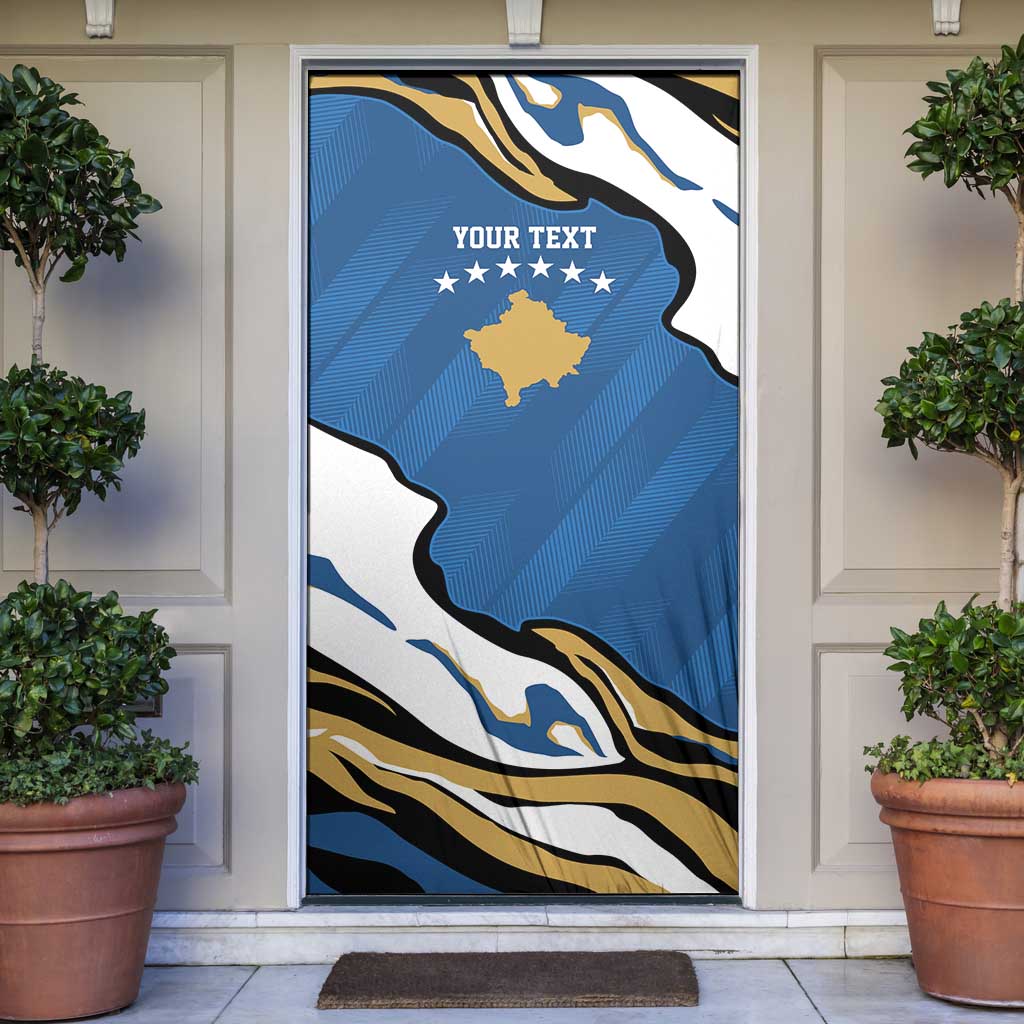 Personalized Kosova Nje Komb Nje Gjak Door Cover Kosova 383 Independent Sice 2008 - Wonder Print Shop