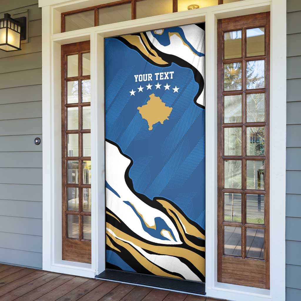 Personalized Kosova Nje Komb Nje Gjak Door Cover Kosova 383 Independent Sice 2008 - Wonder Print Shop