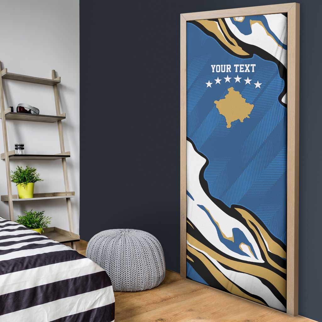 Personalized Kosova Nje Komb Nje Gjak Door Cover Kosova 383 Independent Sice 2008 - Wonder Print Shop