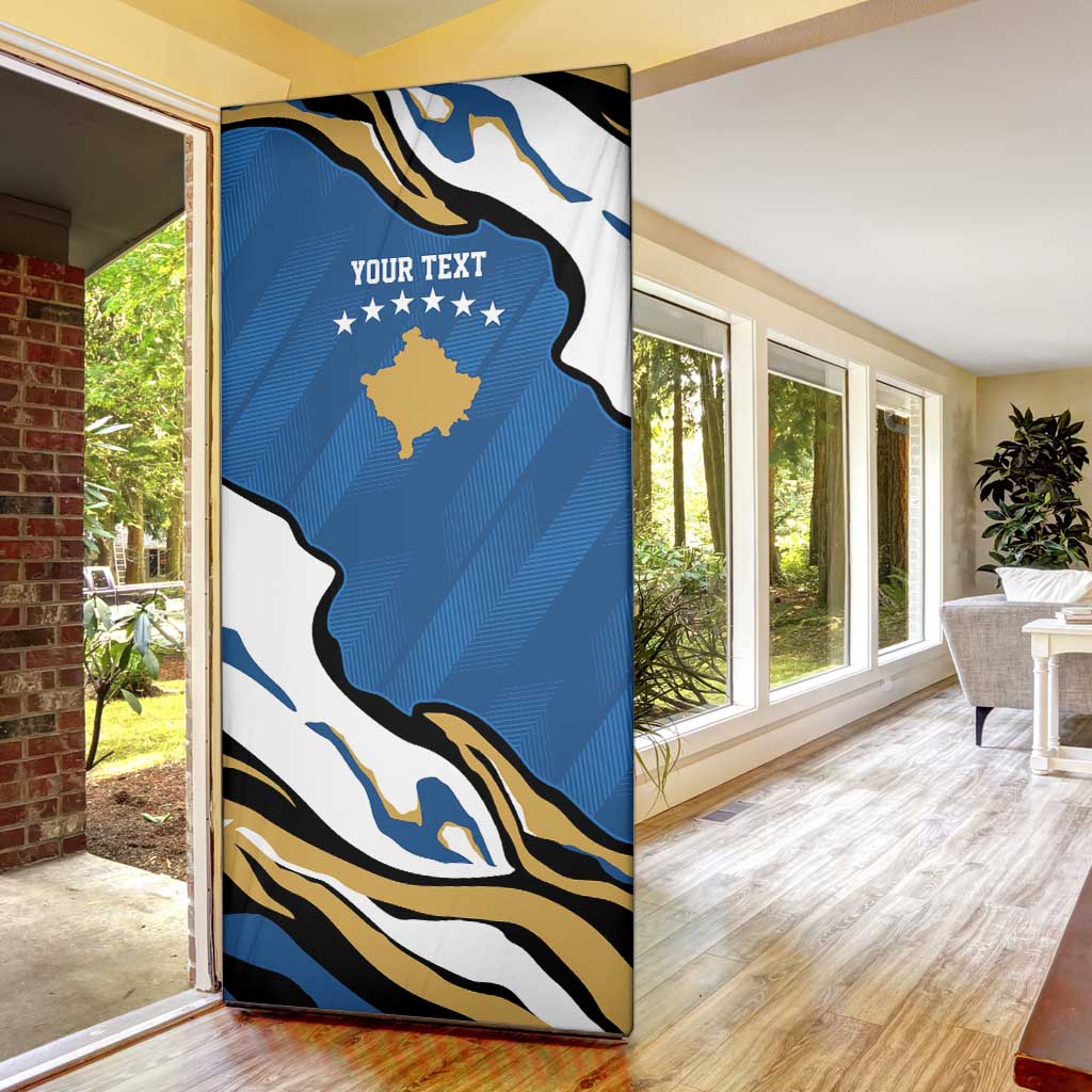 Personalized Kosova Nje Komb Nje Gjak Door Cover Kosova 383 Independent Sice 2008 - Wonder Print Shop