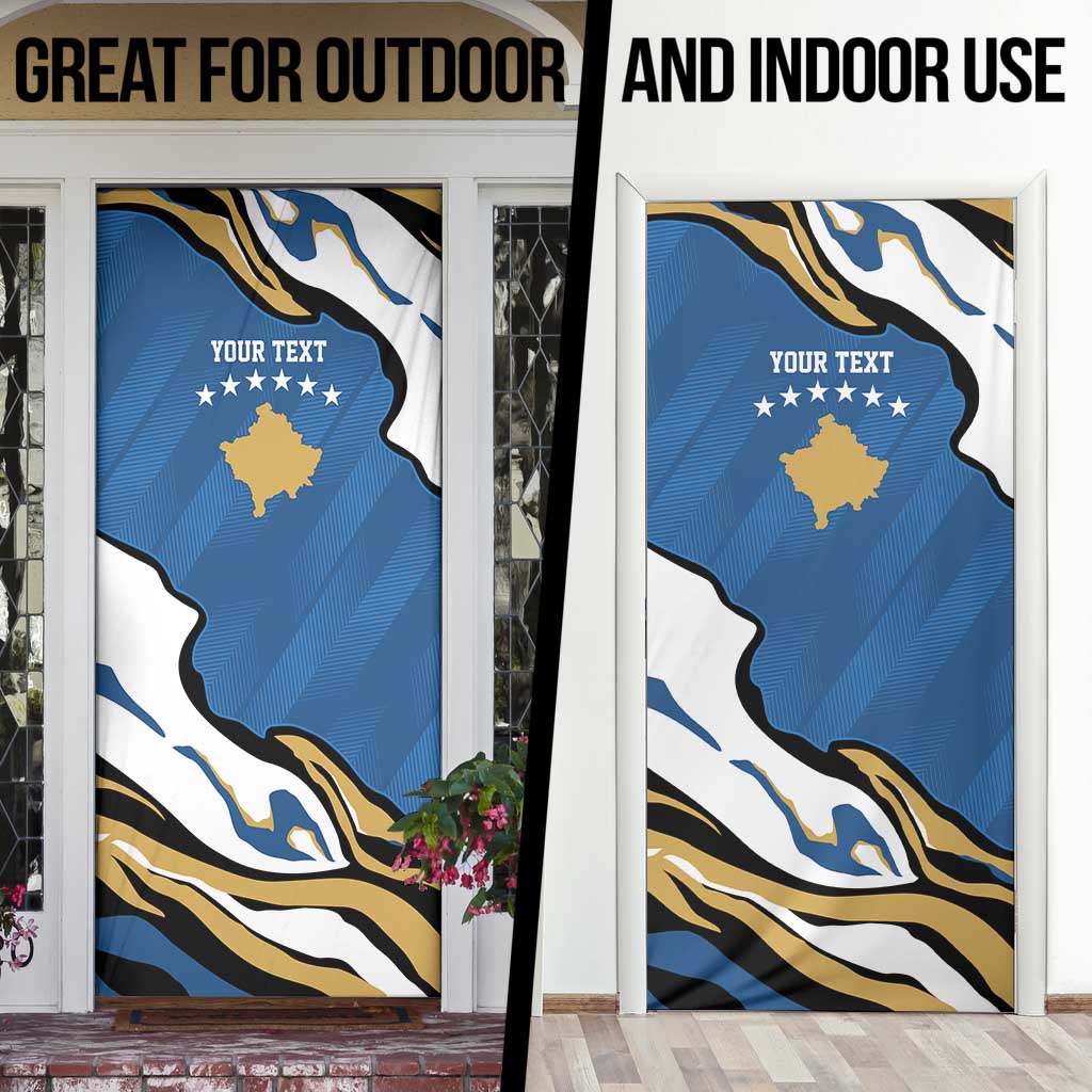 Personalized Kosova Nje Komb Nje Gjak Door Cover Kosova 383 Independent Sice 2008 - Wonder Print Shop