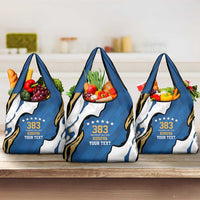 Personalized Kosova Nje Komb Nje Gjak Grocery Bag Kosova 383 Independent Sice 2008 - Wonder Print Shop