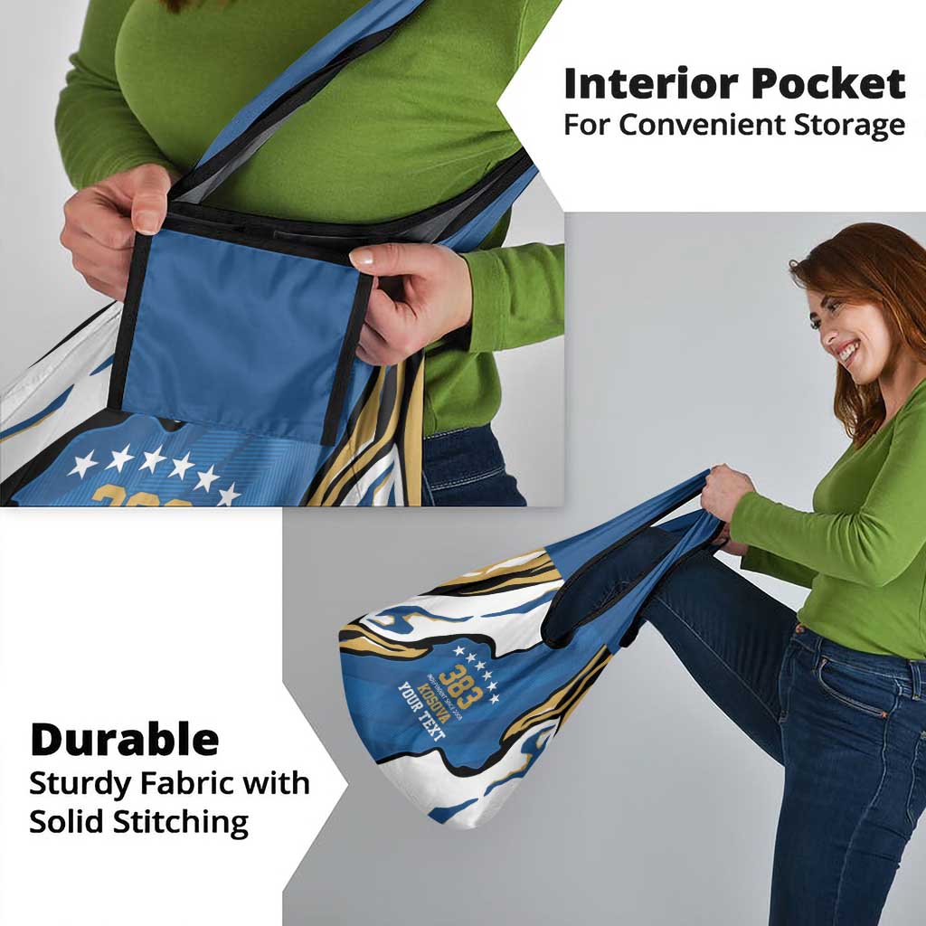 Personalized Kosova Nje Komb Nje Gjak Grocery Bag Kosova 383 Independent Sice 2008 - Wonder Print Shop