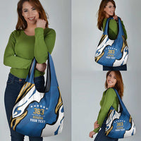 Personalized Kosova Nje Komb Nje Gjak Grocery Bag Kosova 383 Independent Sice 2008 - Wonder Print Shop