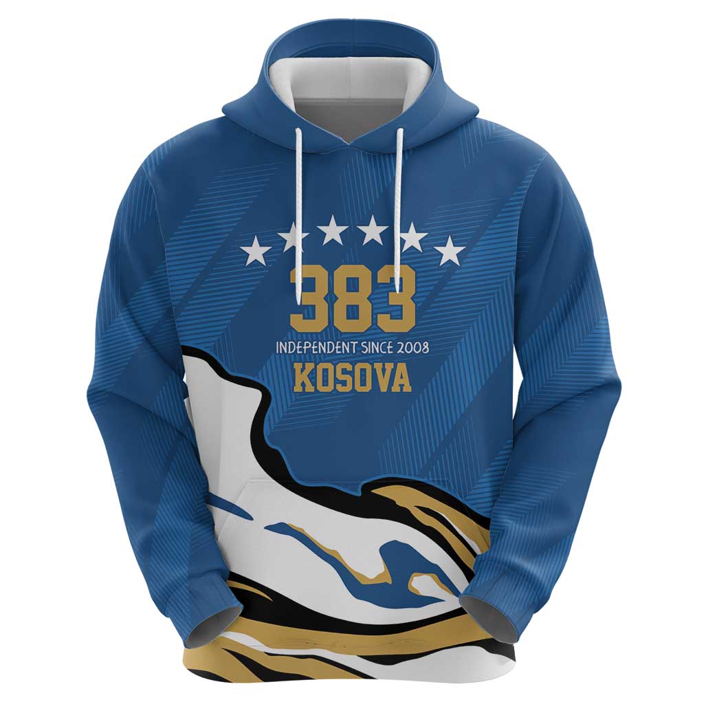 Personalized Kosova Nje Komb Nje Gjak Hoodie Kosova 383 Independent Sice 2008 - Wonder Print Shop