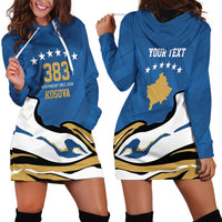 Personalized Kosova Nje Komb Nje Gjak Hoodie Dress Kosova 383 Independent Sice 2008 - Wonder Print Shop