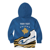 Personalized Kosova Nje Komb Nje Gjak Kid Hoodie Kosova 383 Independent Sice 2008 - Wonder Print Shop