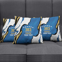 Personalized Kosova Nje Komb Nje Gjak Pillow Cover Kosova 383 Independent Sice 2008 - Wonder Print Shop