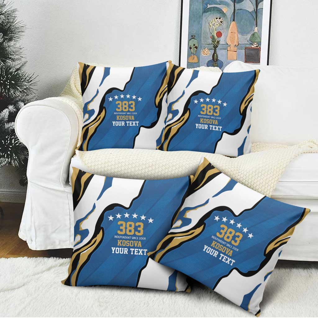 Personalized Kosova Nje Komb Nje Gjak Pillow Cover Kosova 383 Independent Sice 2008 - Wonder Print Shop