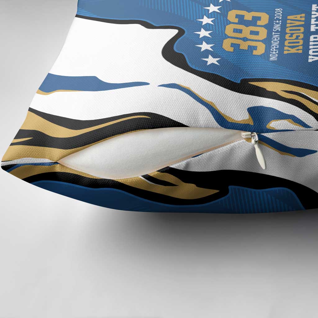 Personalized Kosova Nje Komb Nje Gjak Pillow Cover Kosova 383 Independent Sice 2008 - Wonder Print Shop