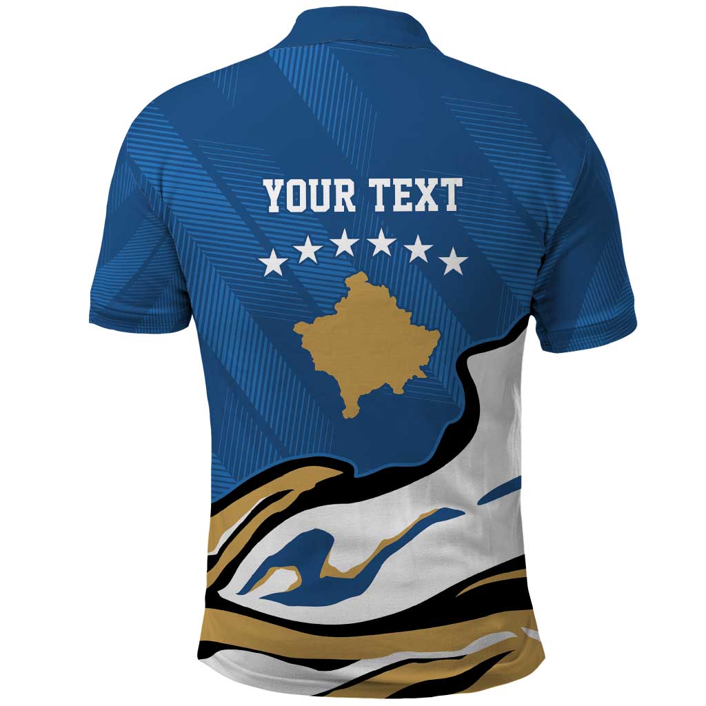 Personalized Kosova Nje Komb Nje Gjak Polo Shirt Kosova 383 Independent Sice 2008 - Wonder Print Shop