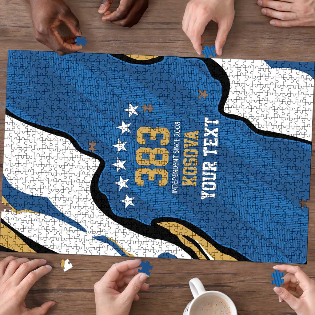 Personalized Kosova Nje Komb Nje Gjak Puzzle Kosova 383 Independent Sice 2008 - Wonder Print Shop