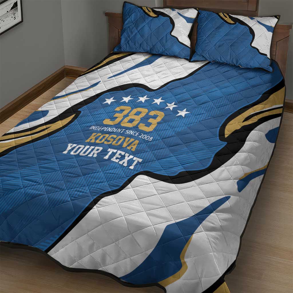 Personalized Kosova Nje Komb Nje Gjak Quilt Bed Set Kosova 383 Independent Sice 2008 - Wonder Print Shop