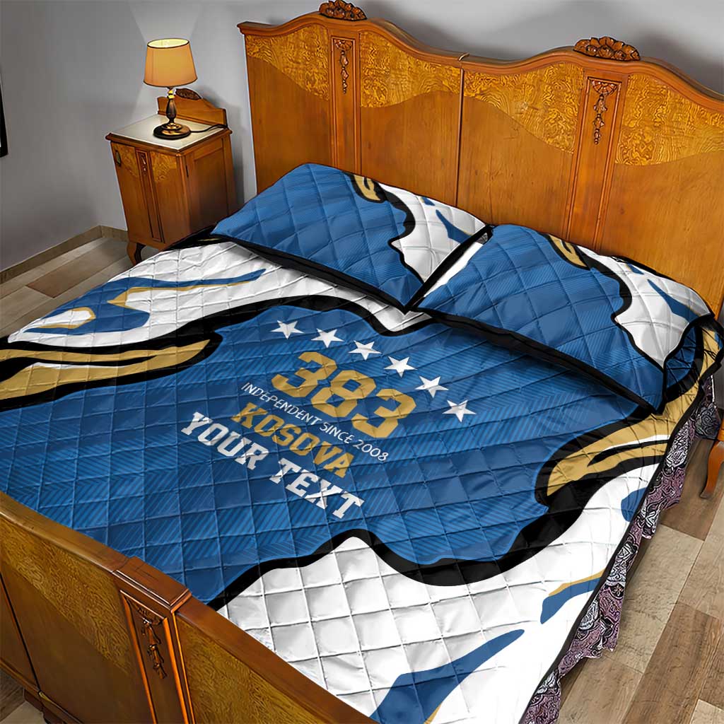 Personalized Kosova Nje Komb Nje Gjak Quilt Bed Set Kosova 383 Independent Sice 2008 - Wonder Print Shop